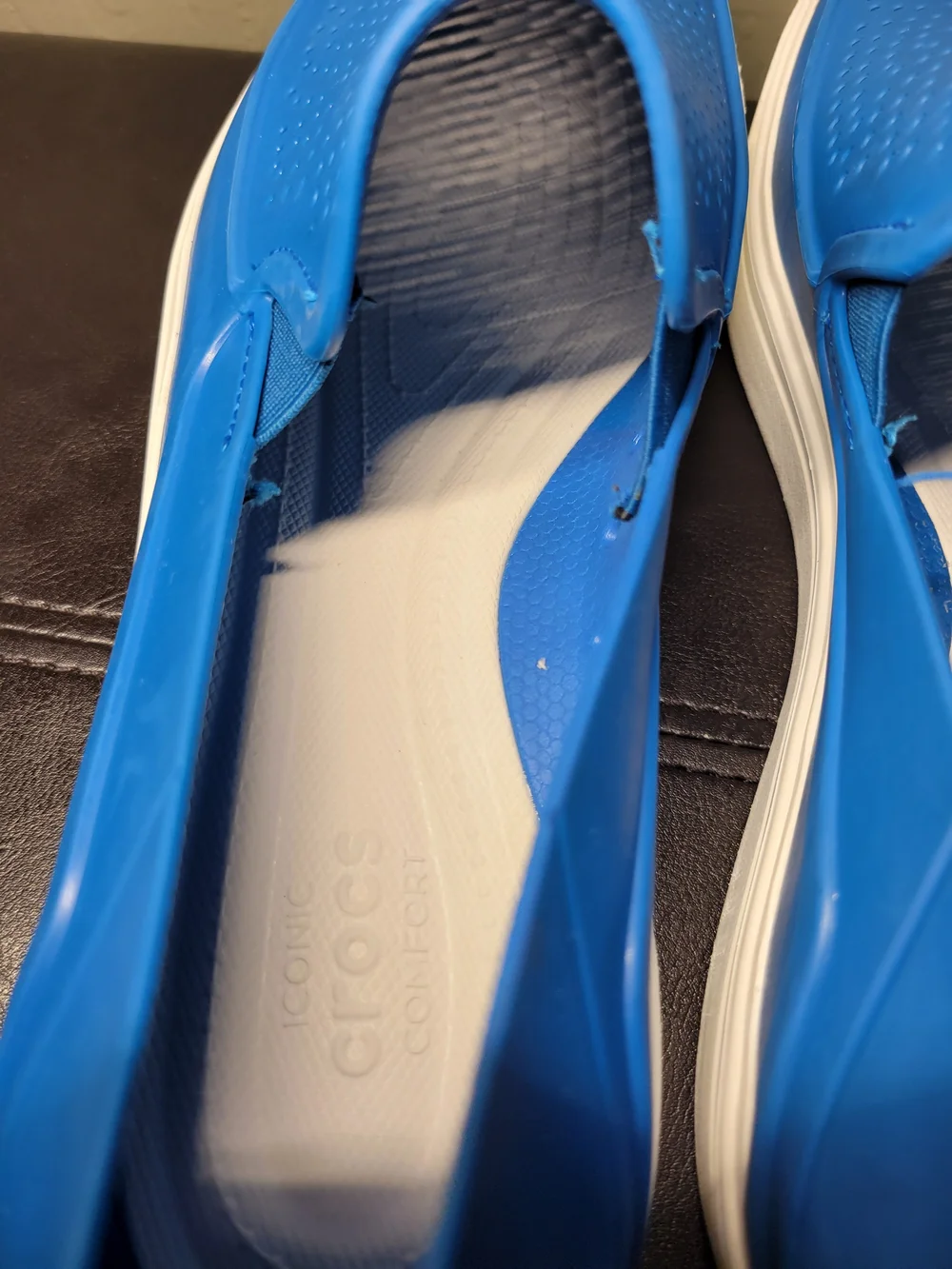 Crocs Citilane Roka Mens Blue  Waterproof Breathable Slip On Loafers Size 11